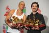 Residente y Visitante, los dos componentes de Calle 13, fueron los grandes protagonistas de los Grammy Latino al hacerse con los cinco galardones a los que optaban