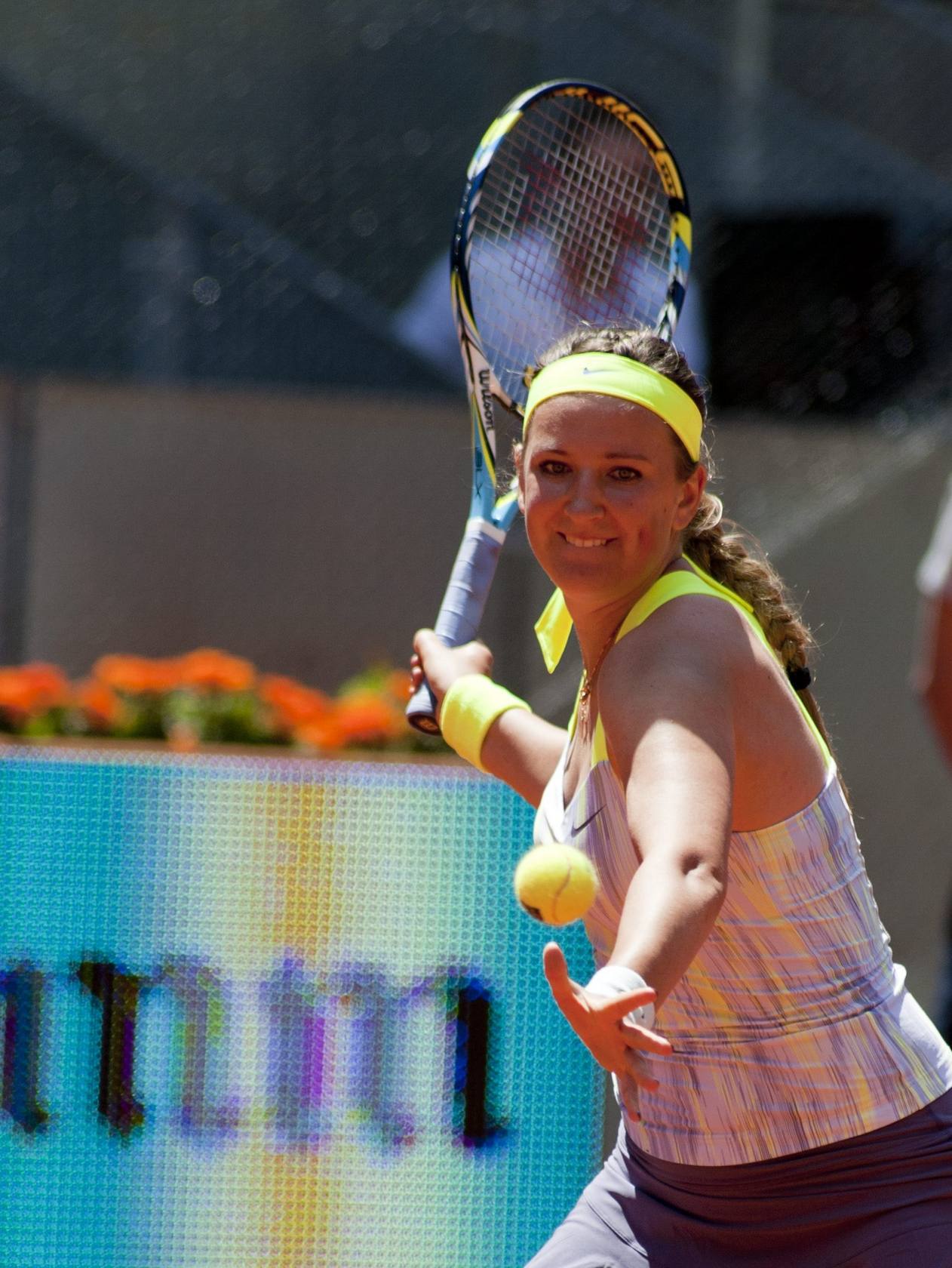 El esfuerzo se refleja en las caras de los participantes en el Mutua Madrid Open