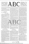 Portada del primer n&uacute;mero de ABC: 1 de enero de 1903