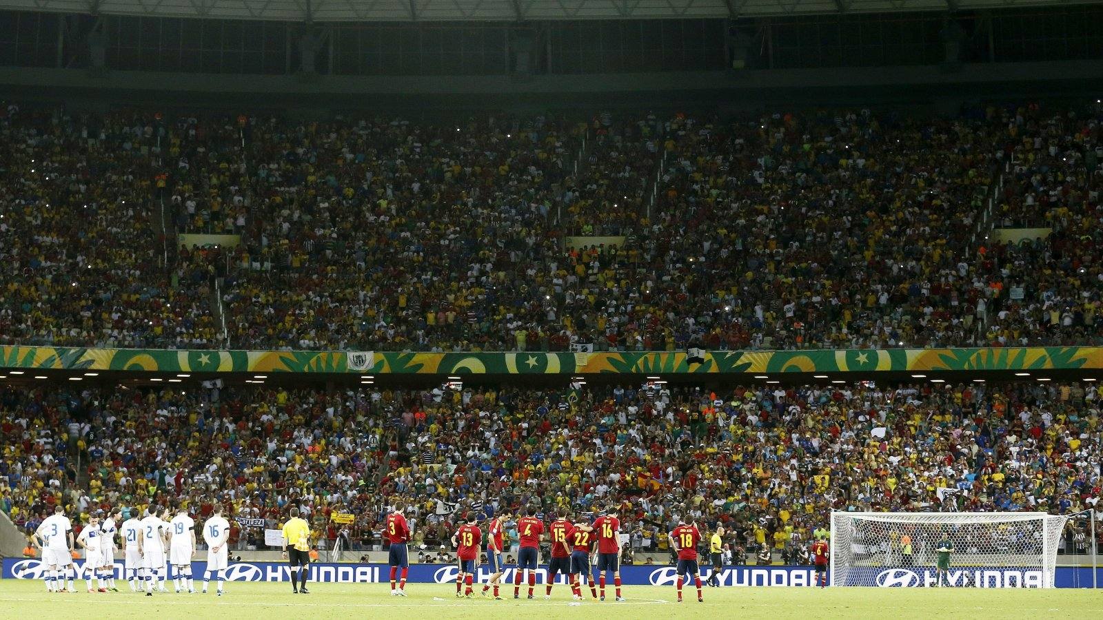Bonucci falló el séptimo y Jesús Navas marcó el decisivo para sacar el billete a la final soñada contra Brasil en Maracaná