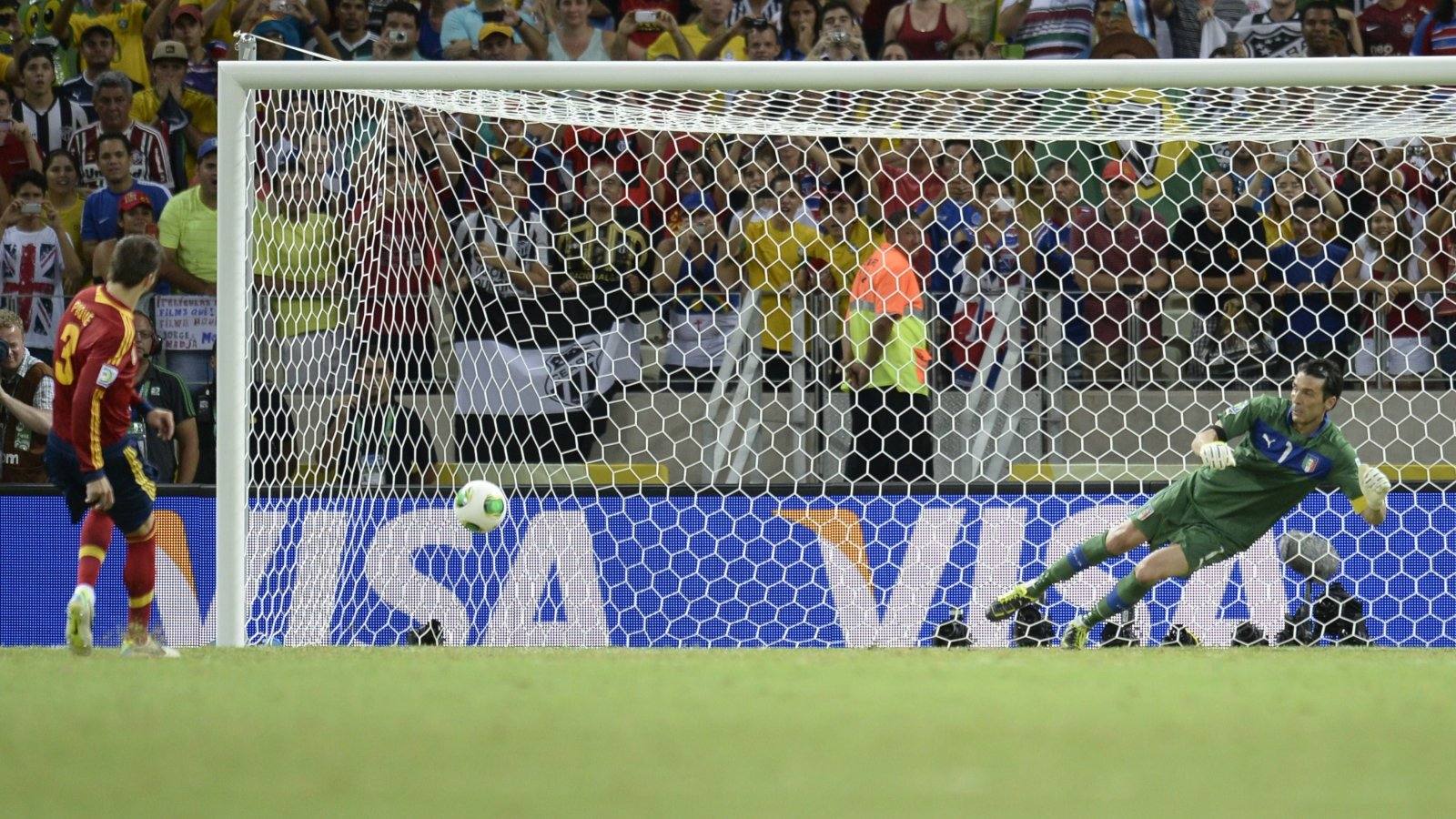 Bonucci falló el séptimo y Jesús Navas marcó el decisivo para sacar el billete a la final soñada contra Brasil en Maracaná