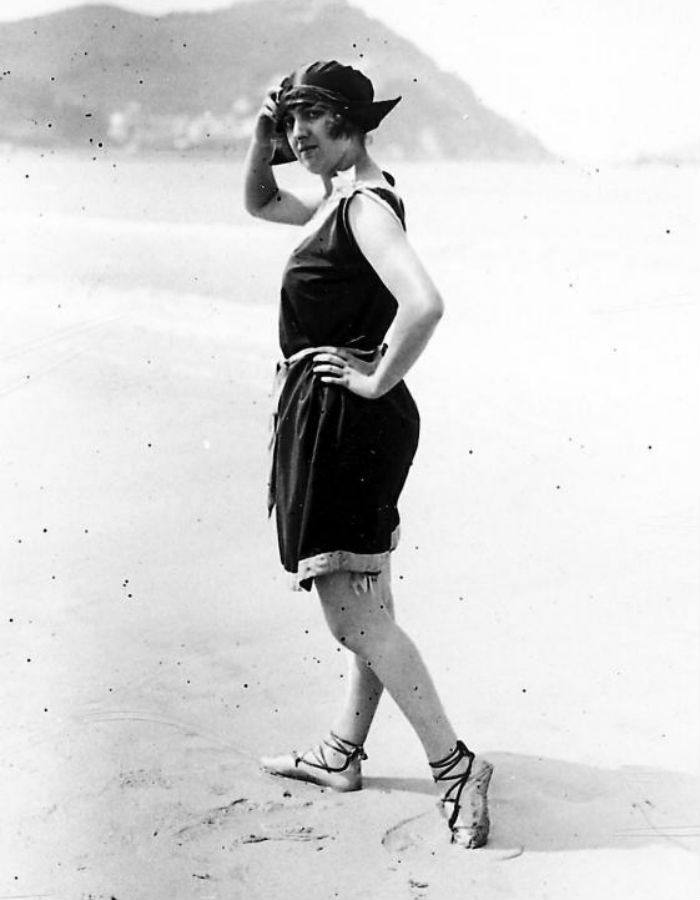 Modelo de bañadores de 1921.