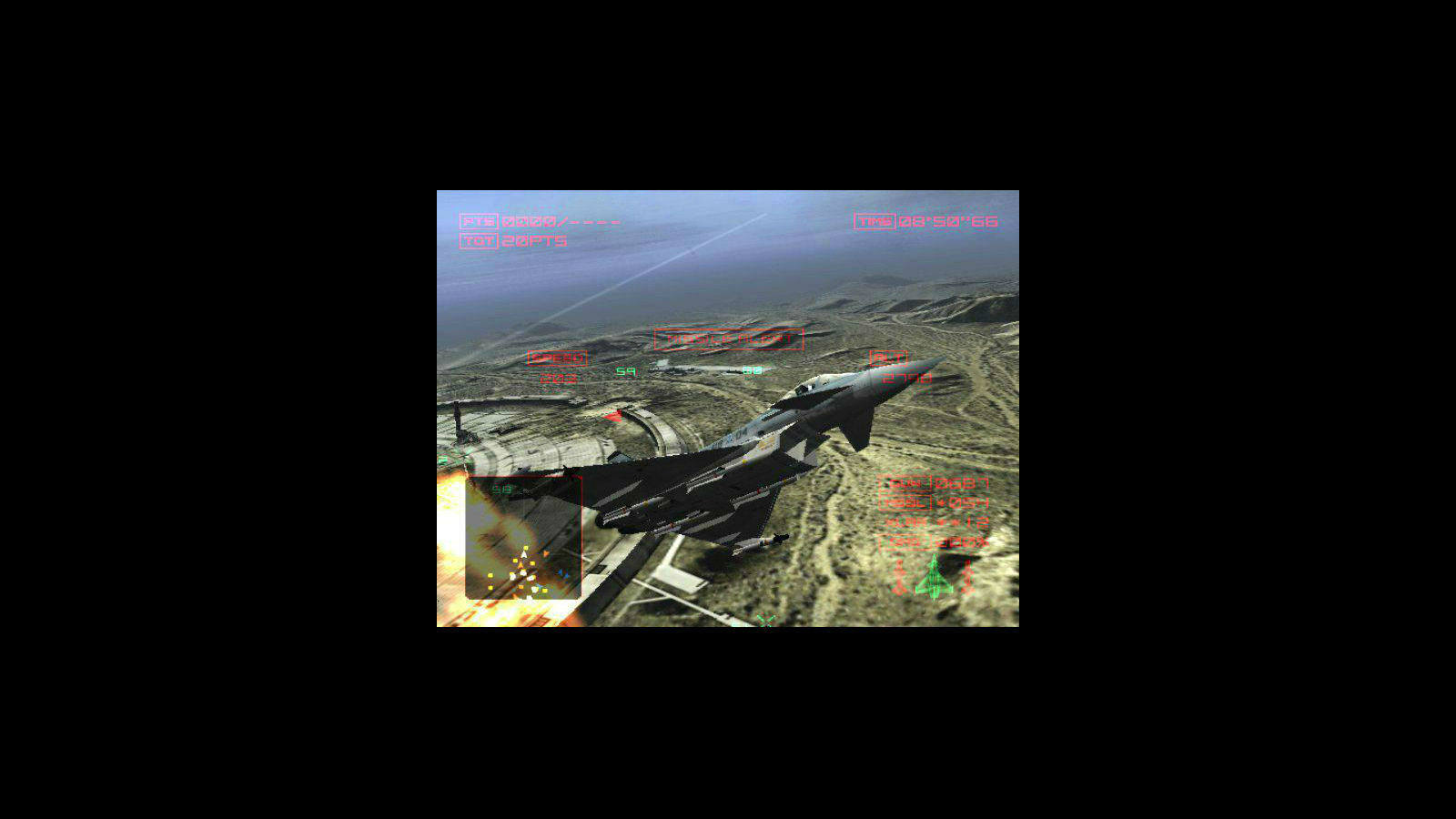 Ace Combat es una saga de videojuegos de aviones de combate de Namco, surgido en 1992 y desarrollado hasta 2011. Aunque emplazado en países ficticios, muchos detalles son similares a los de batallas reales, como la Guerra del Golfo o la Guerra Fría.
