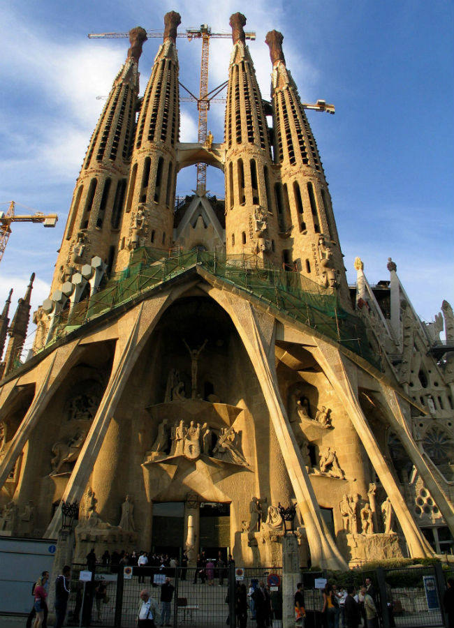 Fachada de la genial Sagrada Familia, en una imagen tomada en 2006.