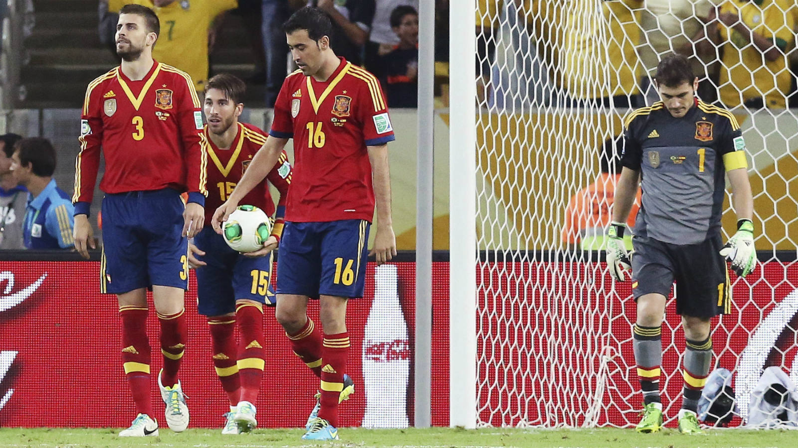 Las imágenes de la final entre Brasil y España