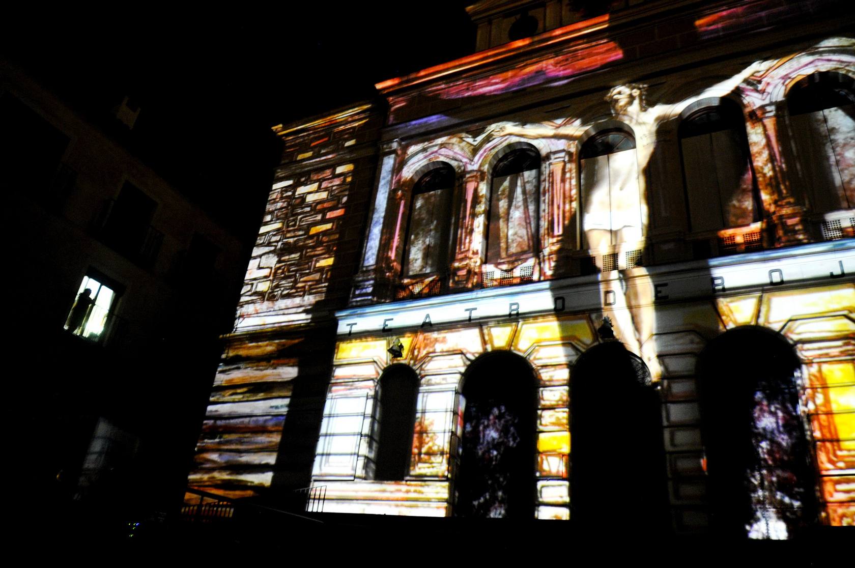 Bisagra, Rojas y Cambrón, escenario Lux Greco 2013