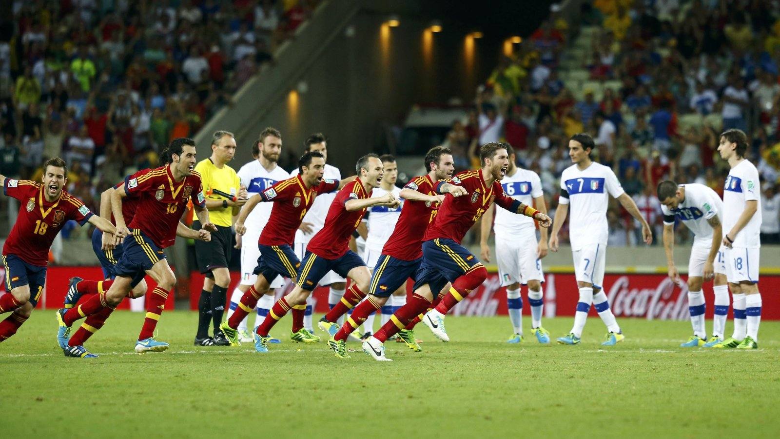 Bonucci falló el séptimo y Jesús Navas marcó el decisivo para sacar el billete a la final soñada contra Brasil en Maracaná
