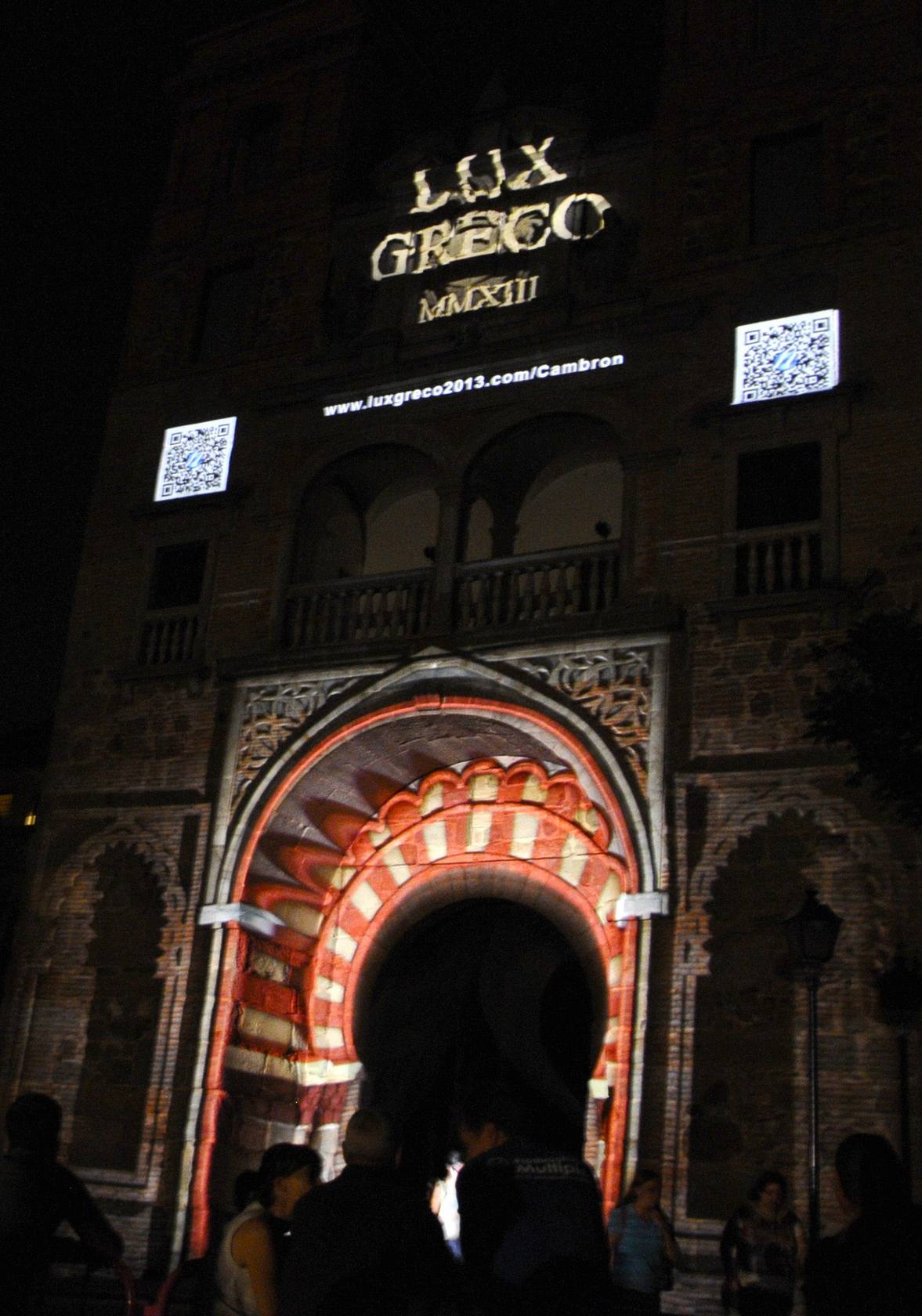 Bisagra, Rojas y Cambrón, escenario Lux Greco 2013