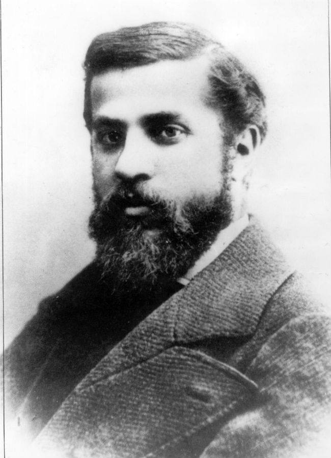 Retrato de Gaudí de 1878.
