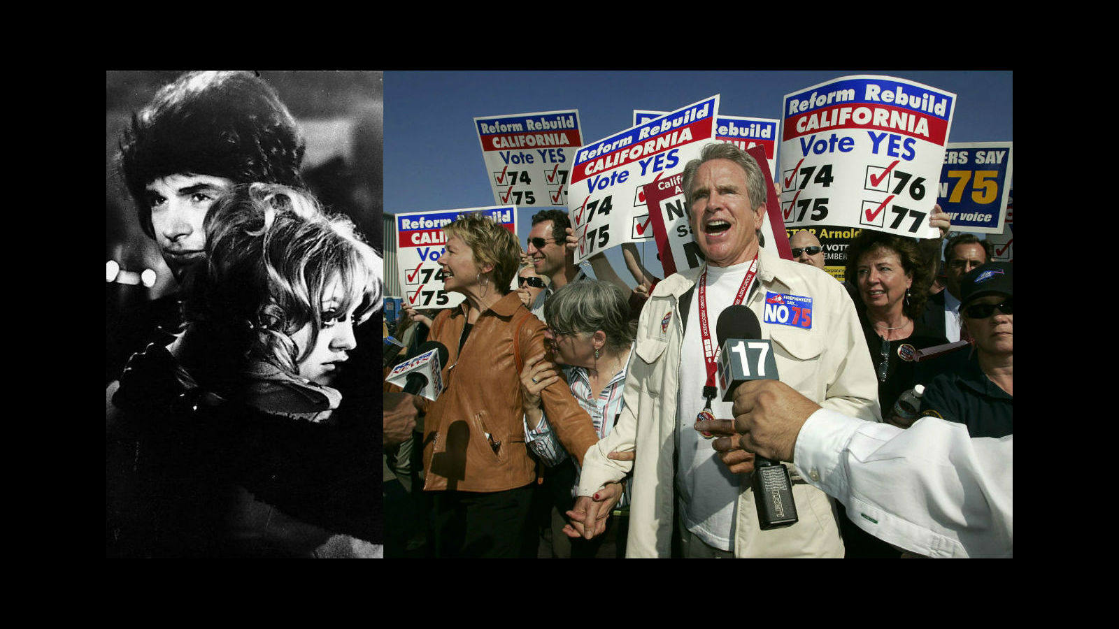 Warren Beatty, protagonista de películas como «El cielo puede esperar» o «Bugsy» y ganador del Oscar a la mejor dirección por «Rojos», ha participado activamente en numerosas campañas del progresista Partido Demócrata