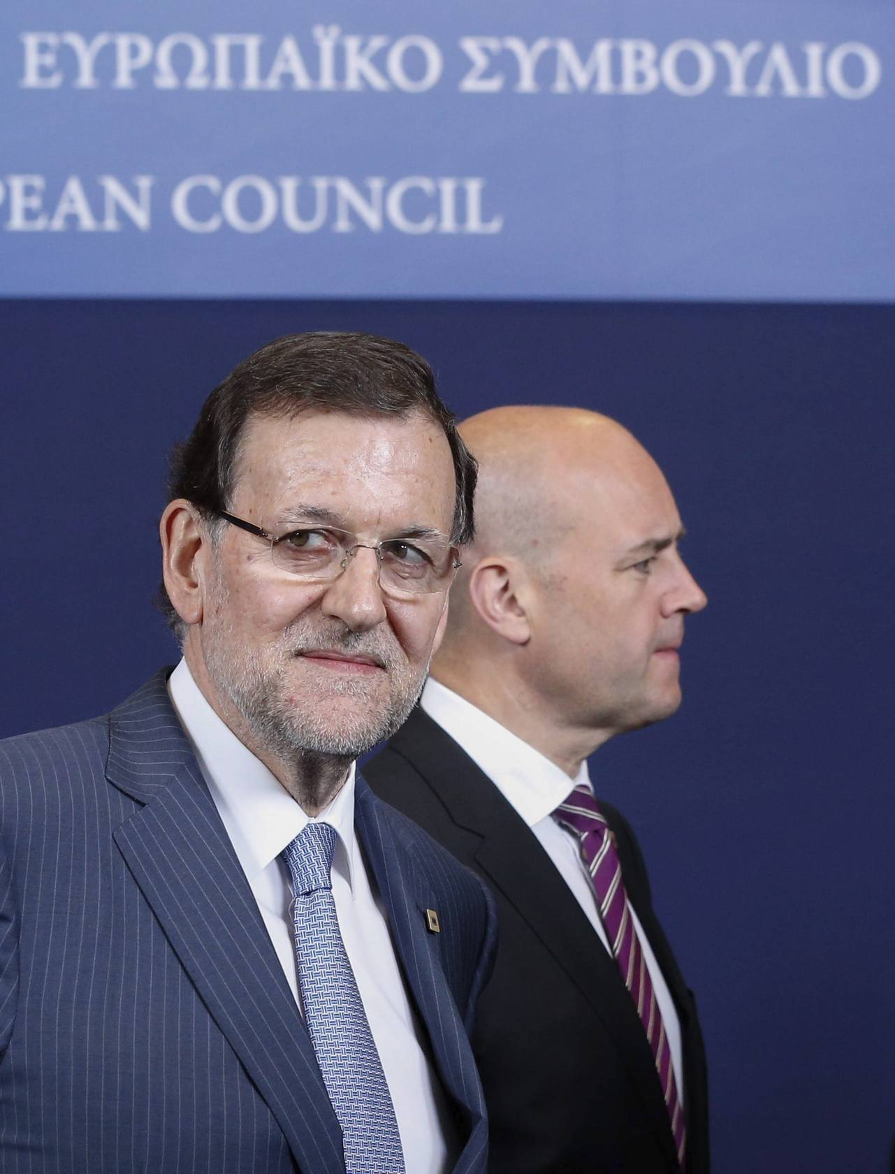 El presidente del Gobierno español, Mariano Rajoy y el primer ministro sueco, Fredrik Reinfeldt