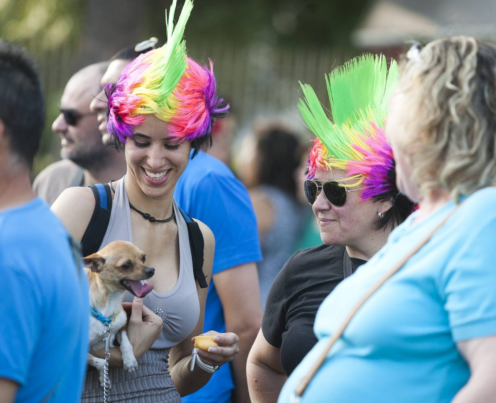 
Cabalgata con motivo del Día del Orgullo Gay por las calles de Sevilla
