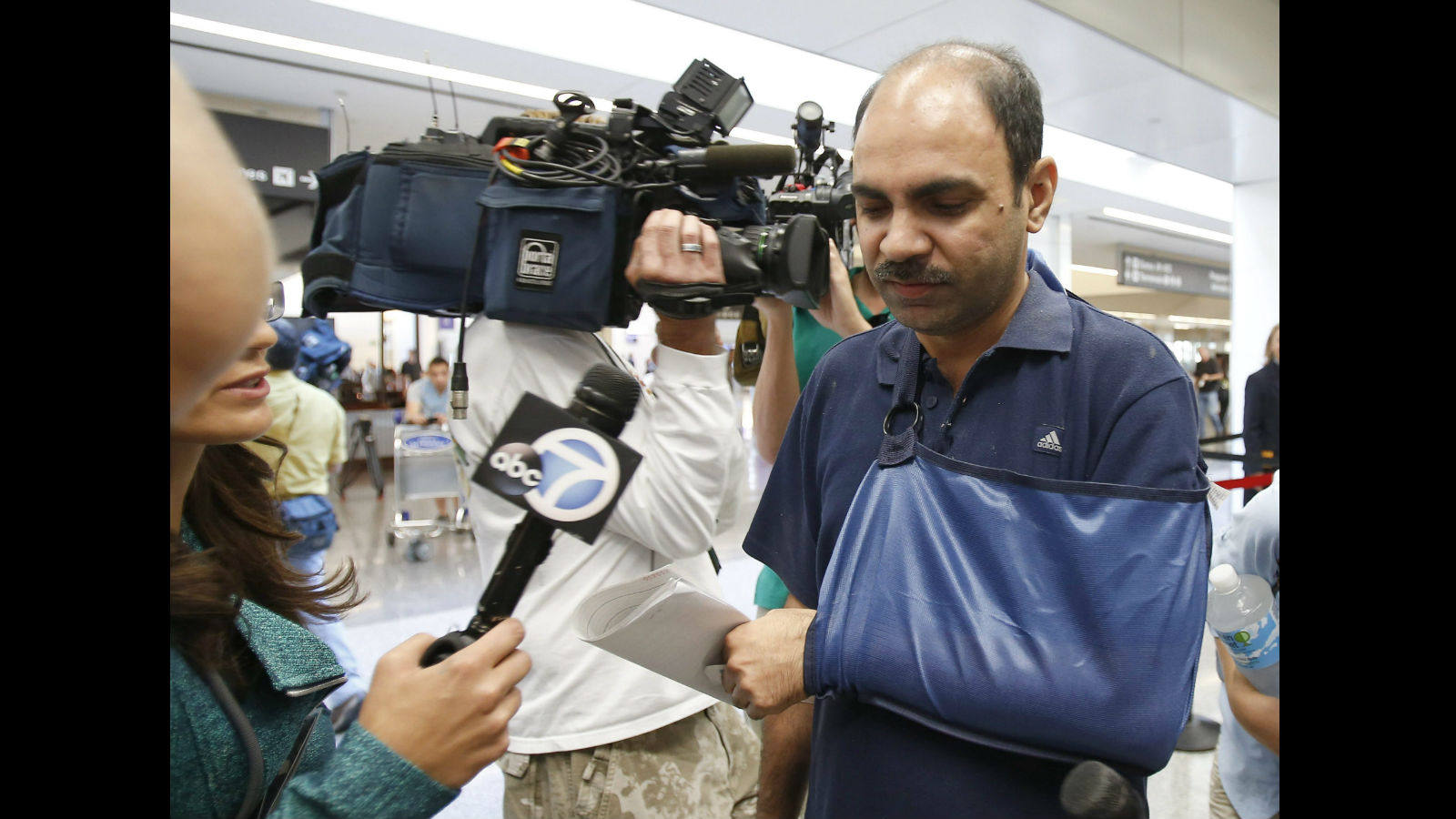 Veddpal Singh, uno de los pasajeros que ha sobrevivido al vuelo de Asiana