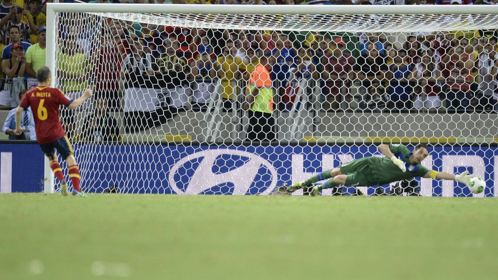 Bonucci falló el séptimo y Jesús Navas marcó el decisivo para sacar el billete a la final soñada contra Brasil en Maracaná
