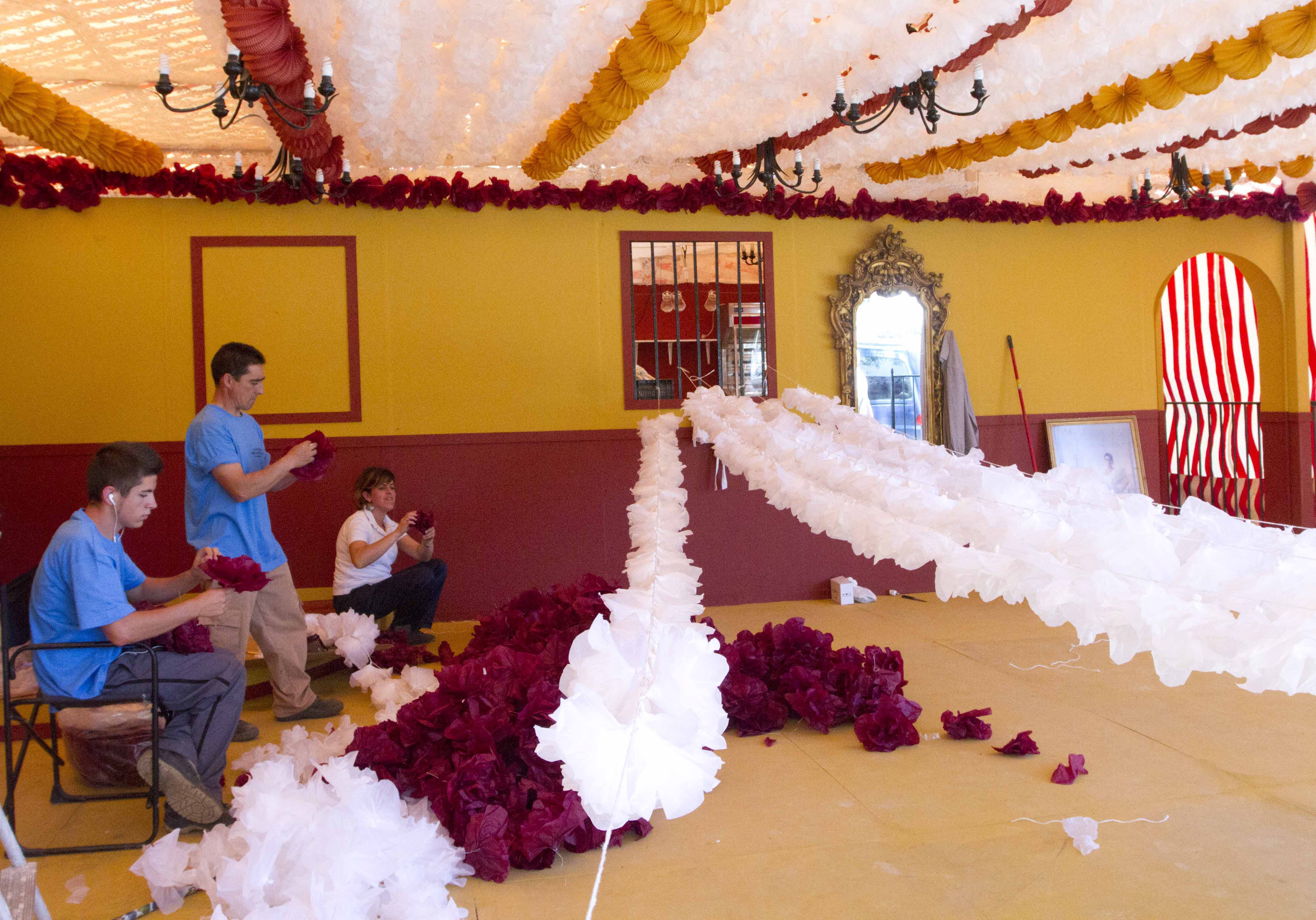 Se ultiman los preparativos de la Feria de  Sevilla