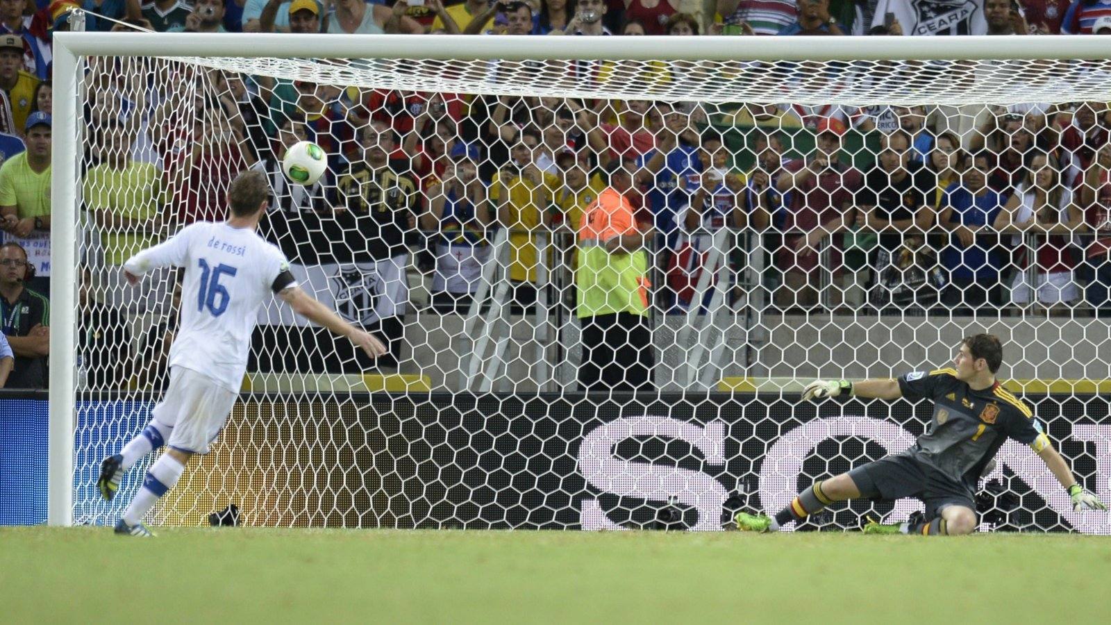 Bonucci falló el séptimo y Jesús Navas marcó el decisivo para sacar el billete a la final soñada contra Brasil en Maracaná