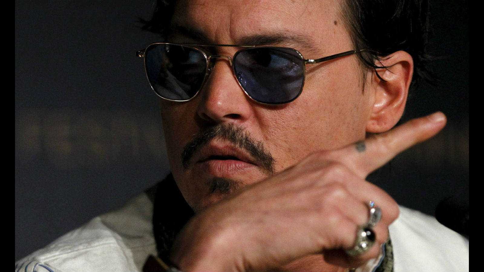 El actor estadounidense en la rueda de prensa de la 4ª entrega de Piratas del Caribe