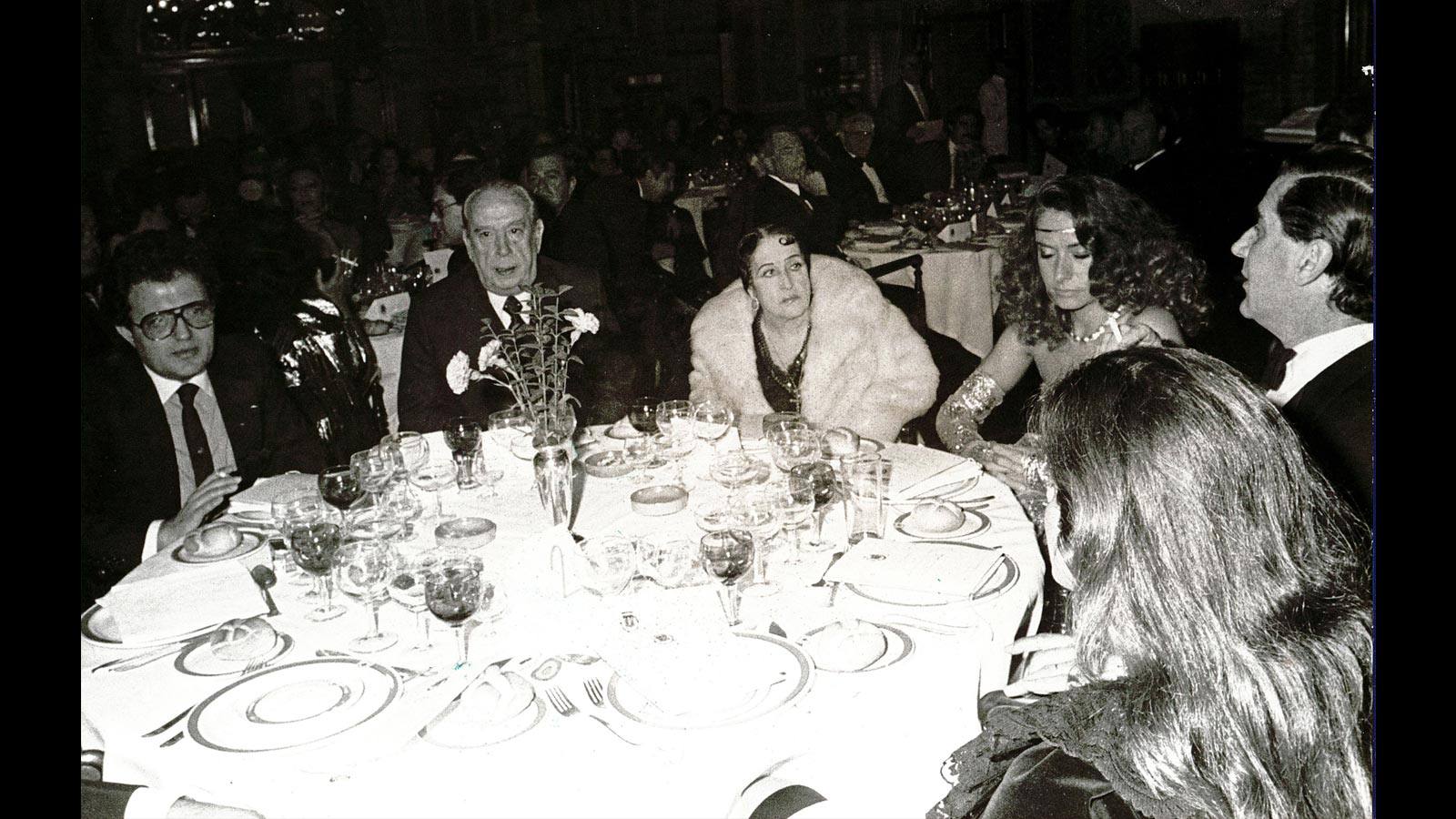 Estrellita Castro, en 1981. Acudía a la clausura en Sevilla del Festival de Cine.