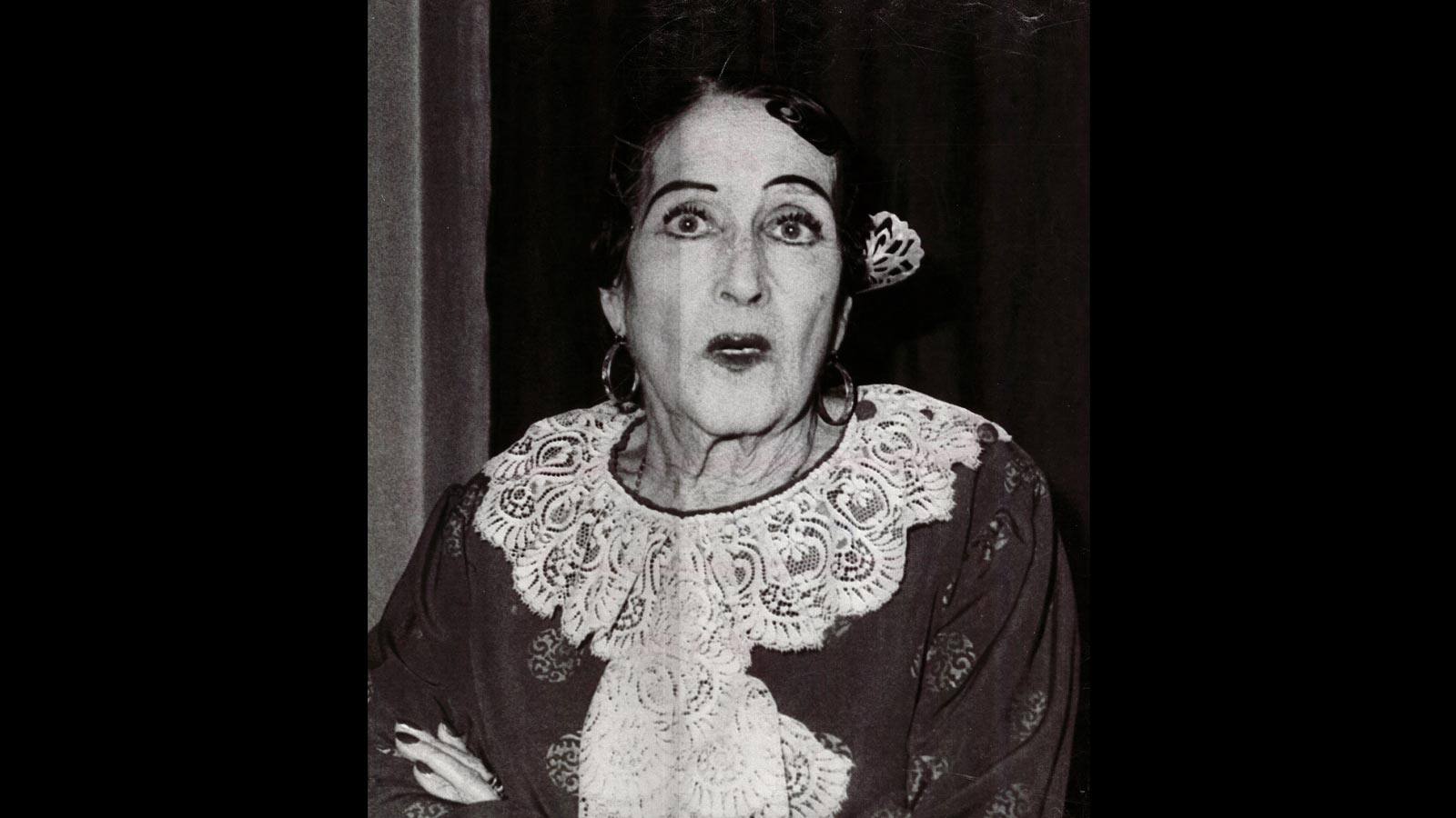 La tonadillera, era retratada en marzo de 1983 en su domicilio en Madrid.