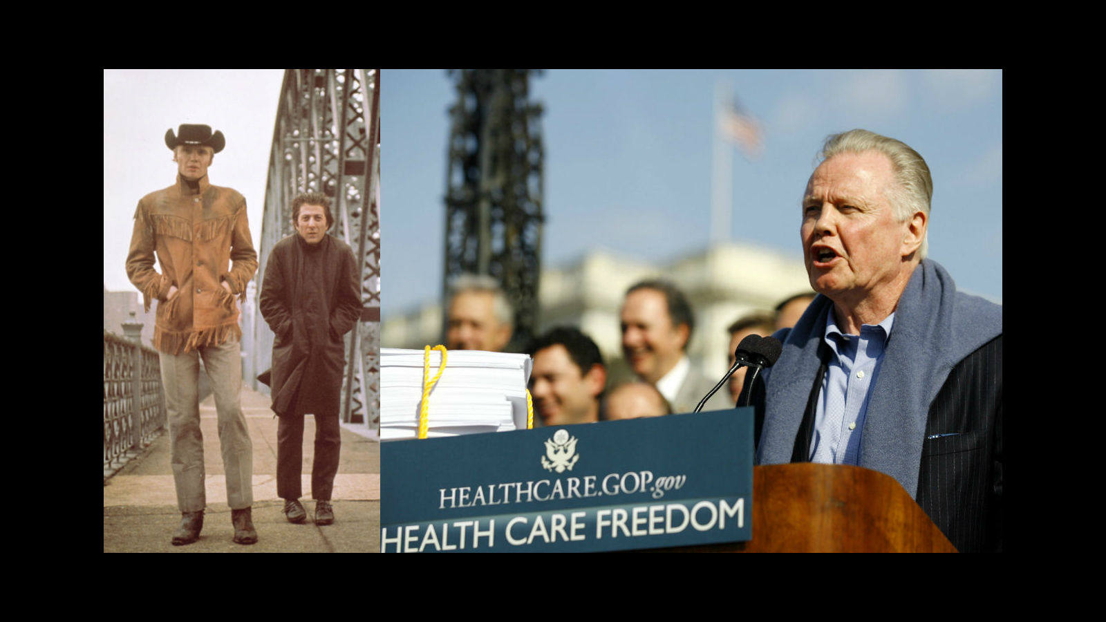 Jon Voight, protagonista de «Cowboy de medianoche», ha participado activamente en política apoyando al conservador Partido Republicano