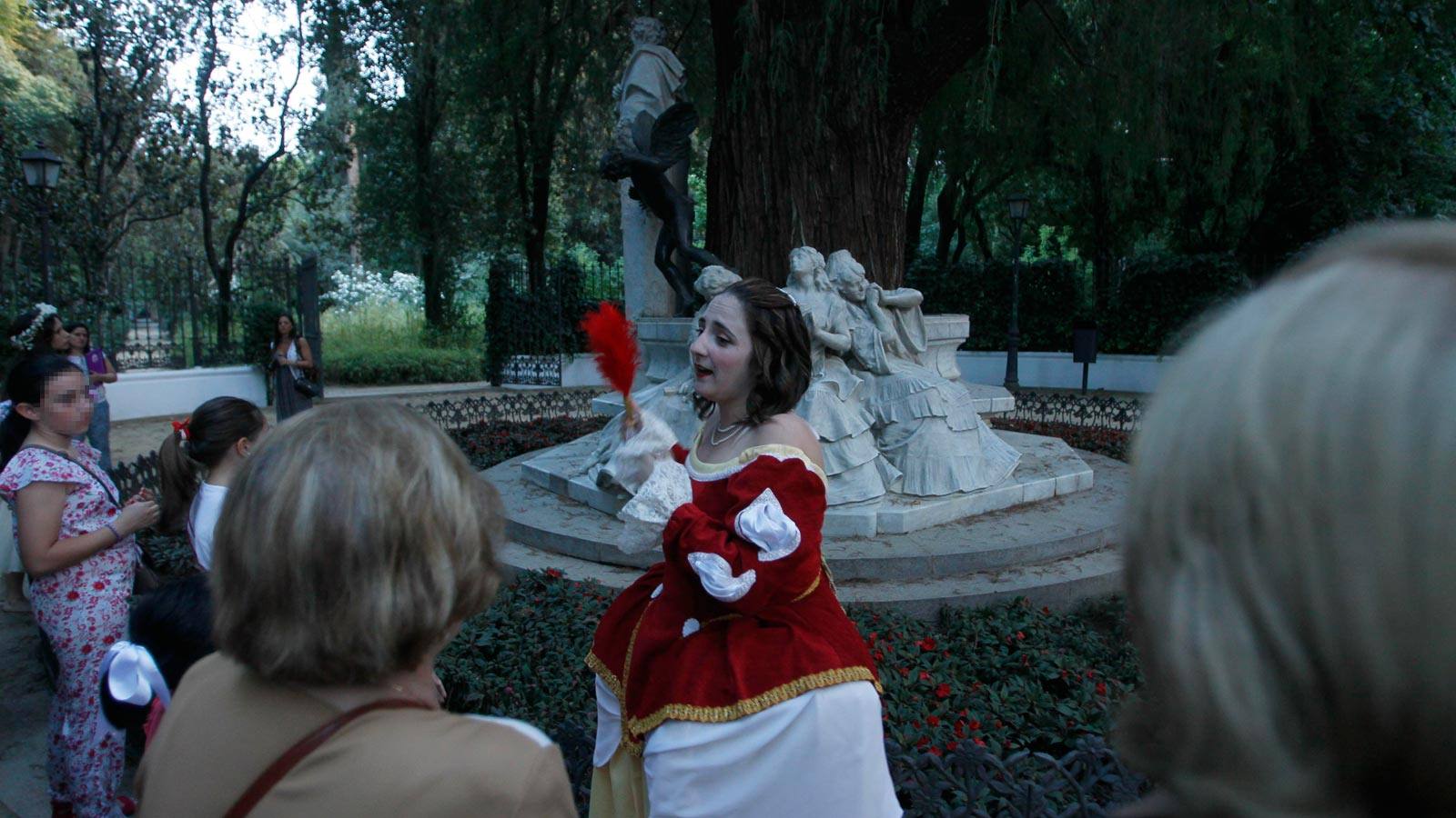 Recorrido de escenificación por el parque