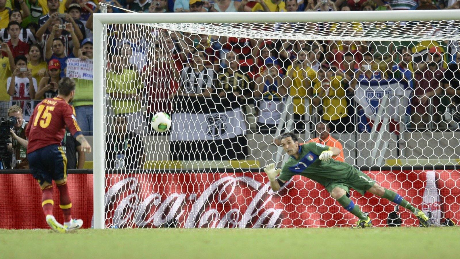 Bonucci falló el séptimo y Jesús Navas marcó el decisivo para sacar el billete a la final soñada contra Brasil en Maracaná