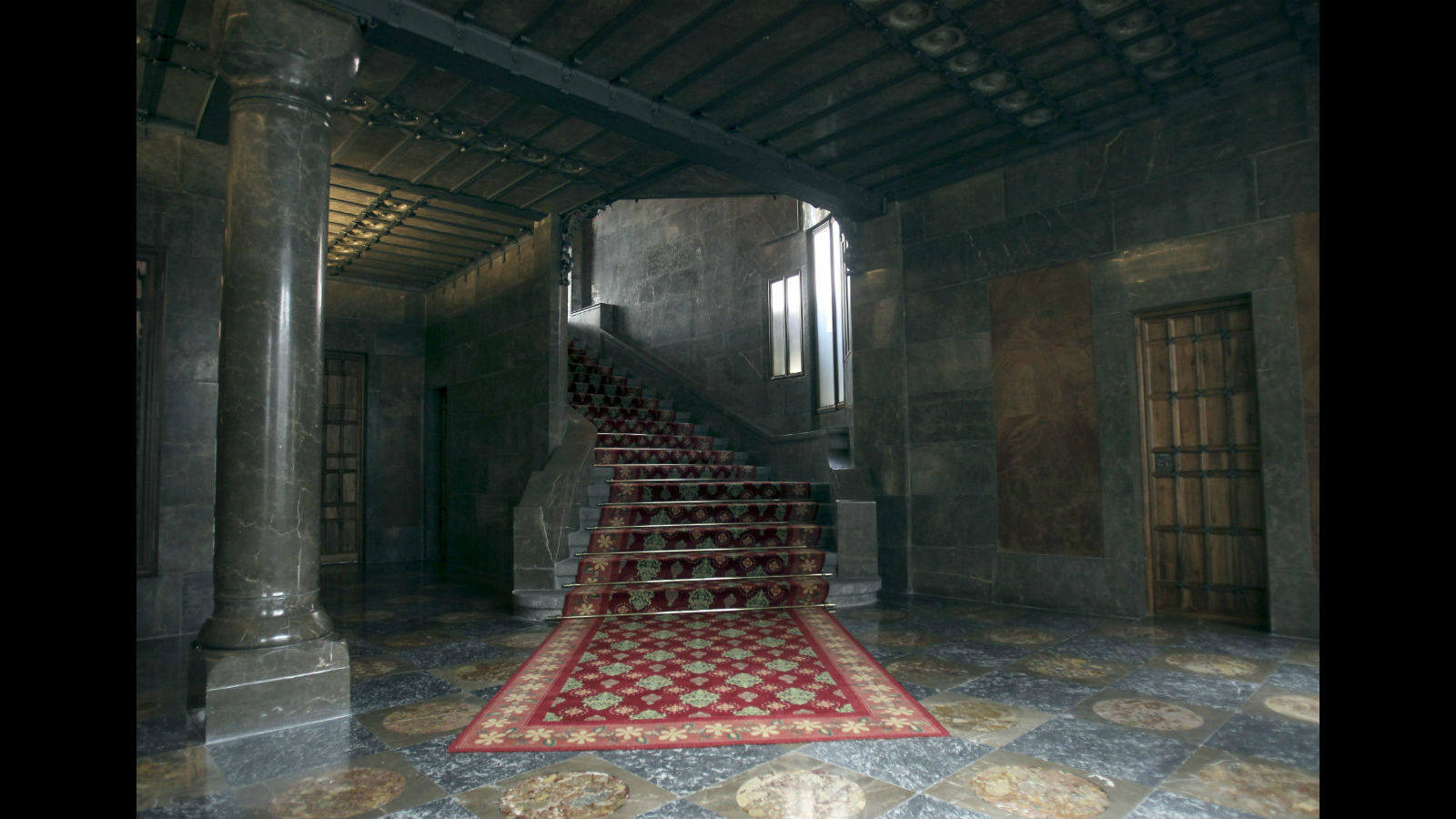 Vista del interior del Palacio Güell de Barcelona, primera obra de envergadura del arquitecto Antoni Gaudí y declarado Patrimonio de la Unesco en 1984.