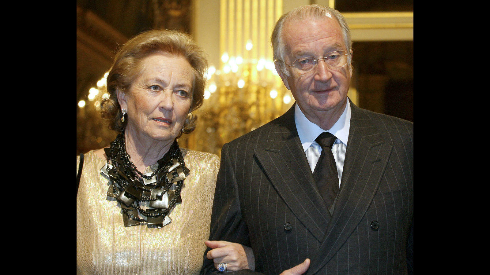 La Reina Pola y su marido Alberto II en un concierto de Navidad en el Palacio Real de Bruselas
