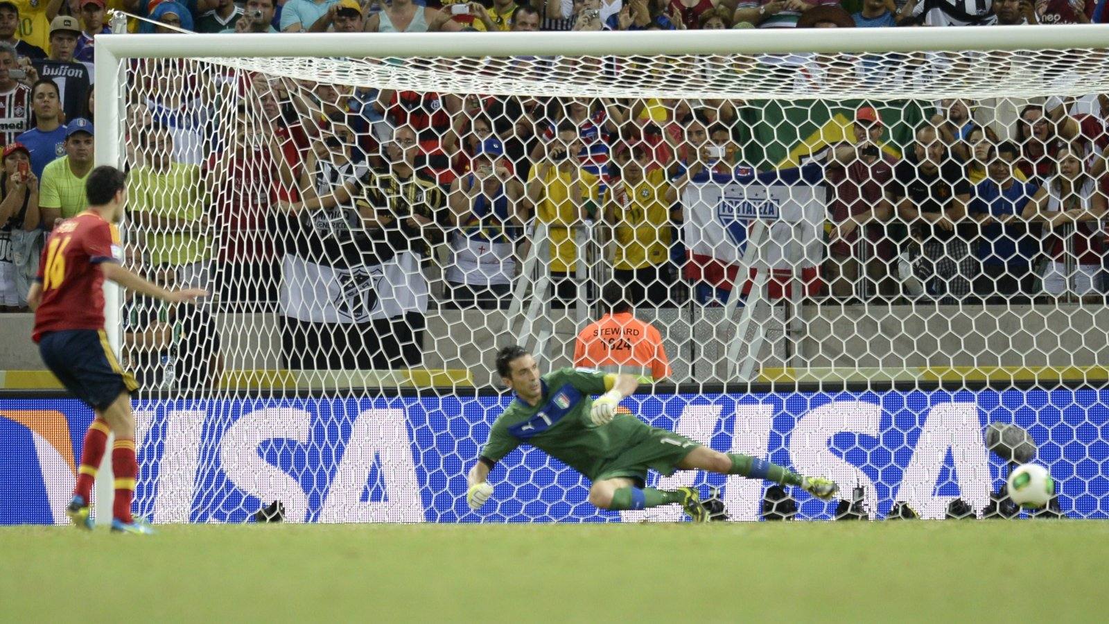 Bonucci falló el séptimo y Jesús Navas marcó el decisivo para sacar el billete a la final soñada contra Brasil en Maracaná