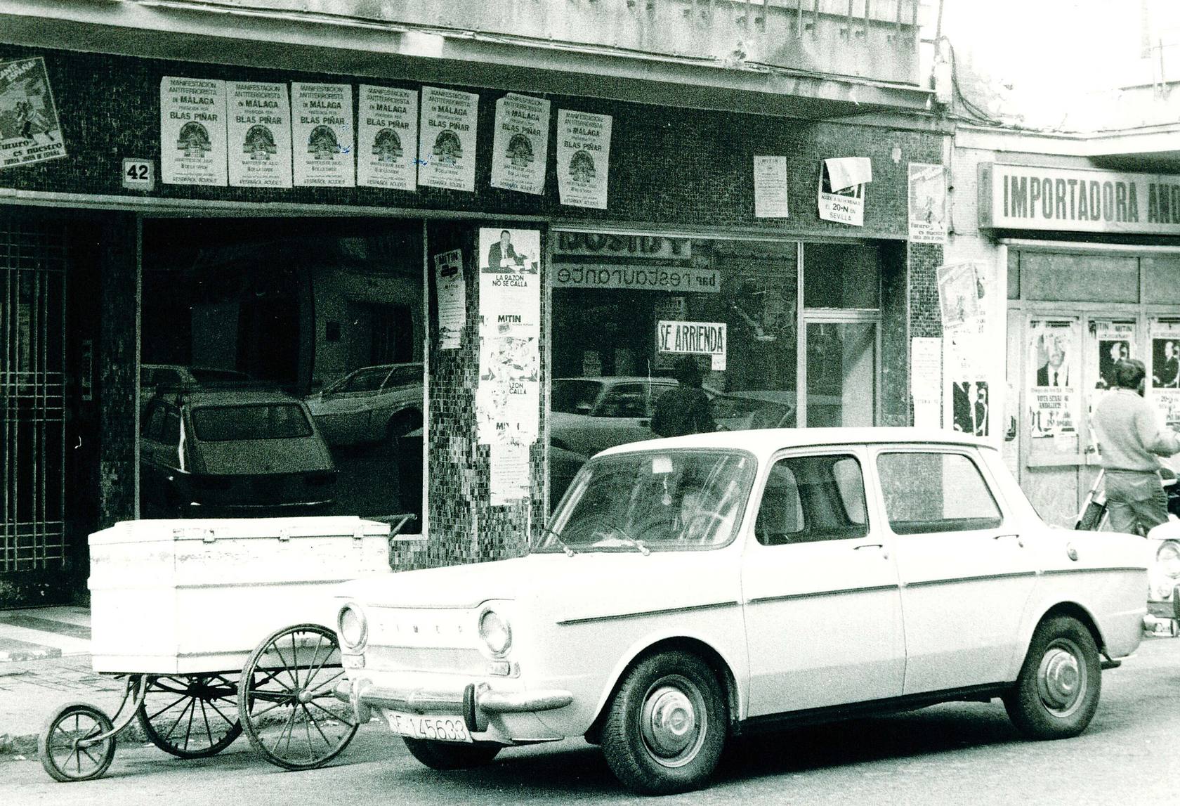 
Una calle del barrio en 1980
