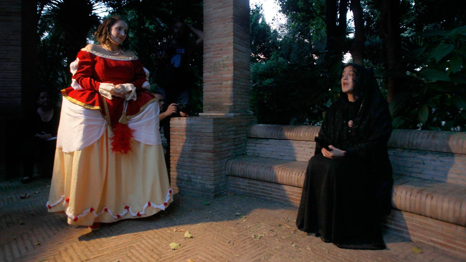 Recorrido de escenificación por el parque