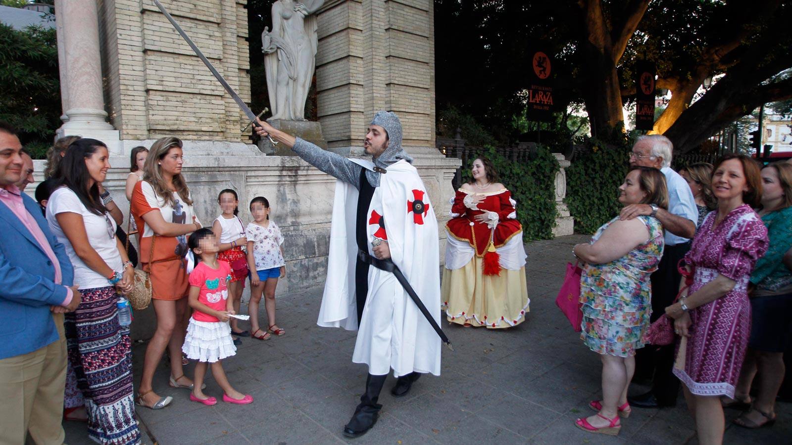 Recorrido de escenificación por el parque