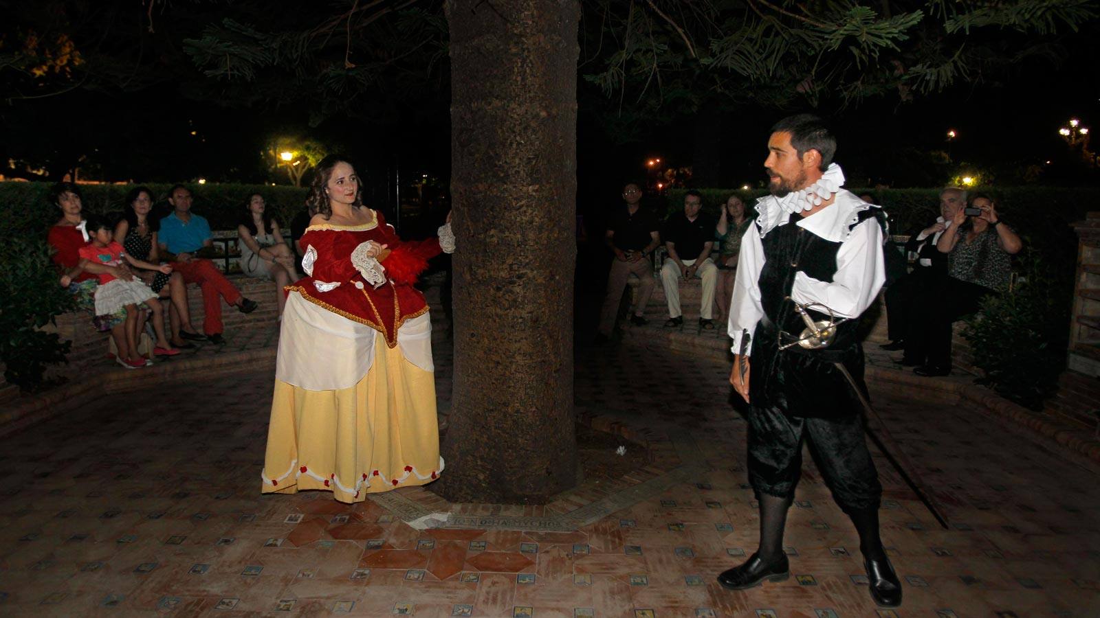 Recorrido de escenificación por el parque