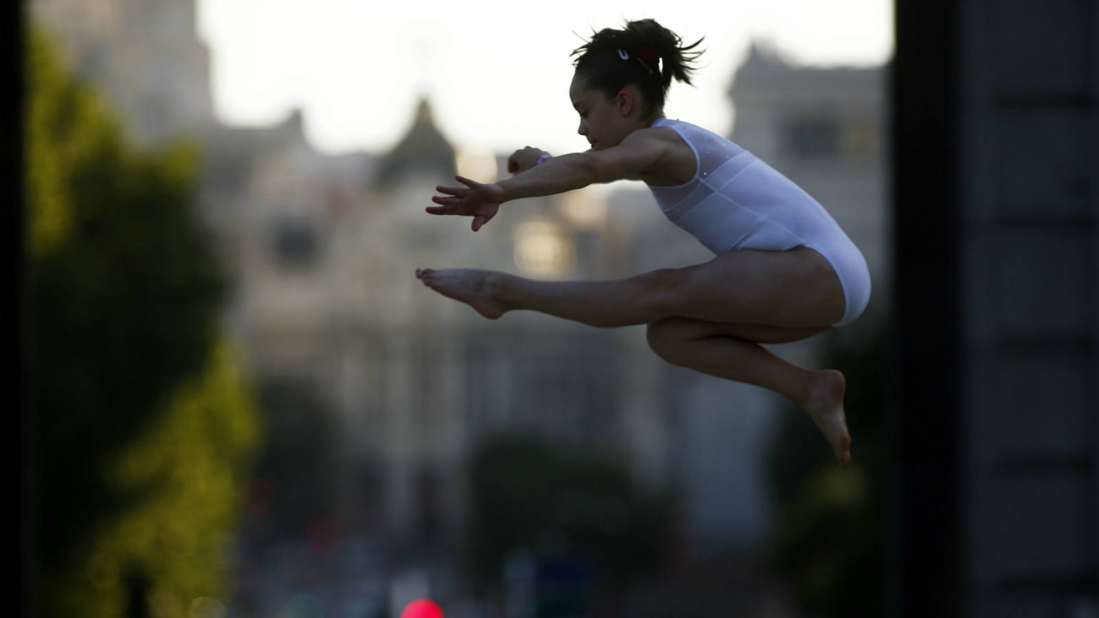 
Salto desde el potro
