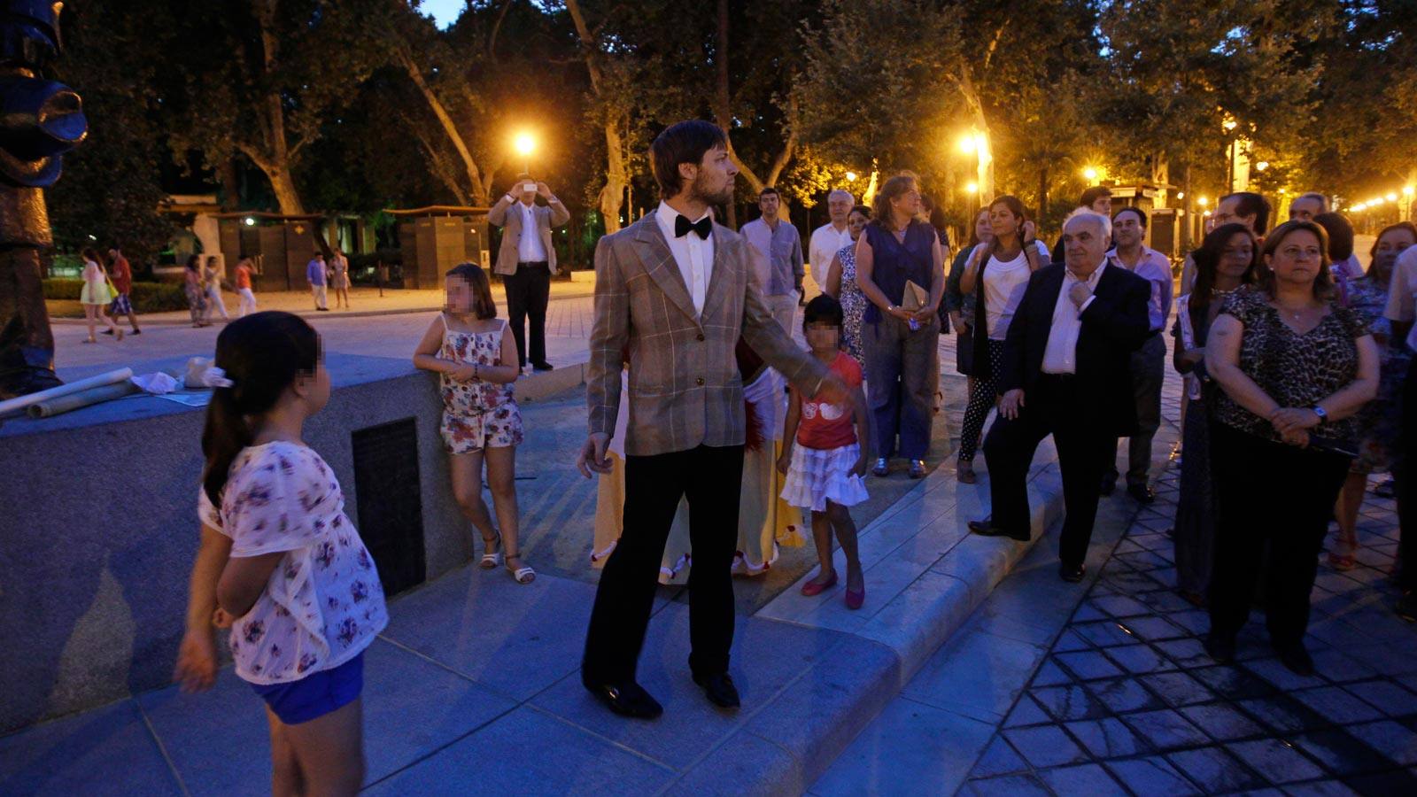 Recorrido de escenificación por el parque