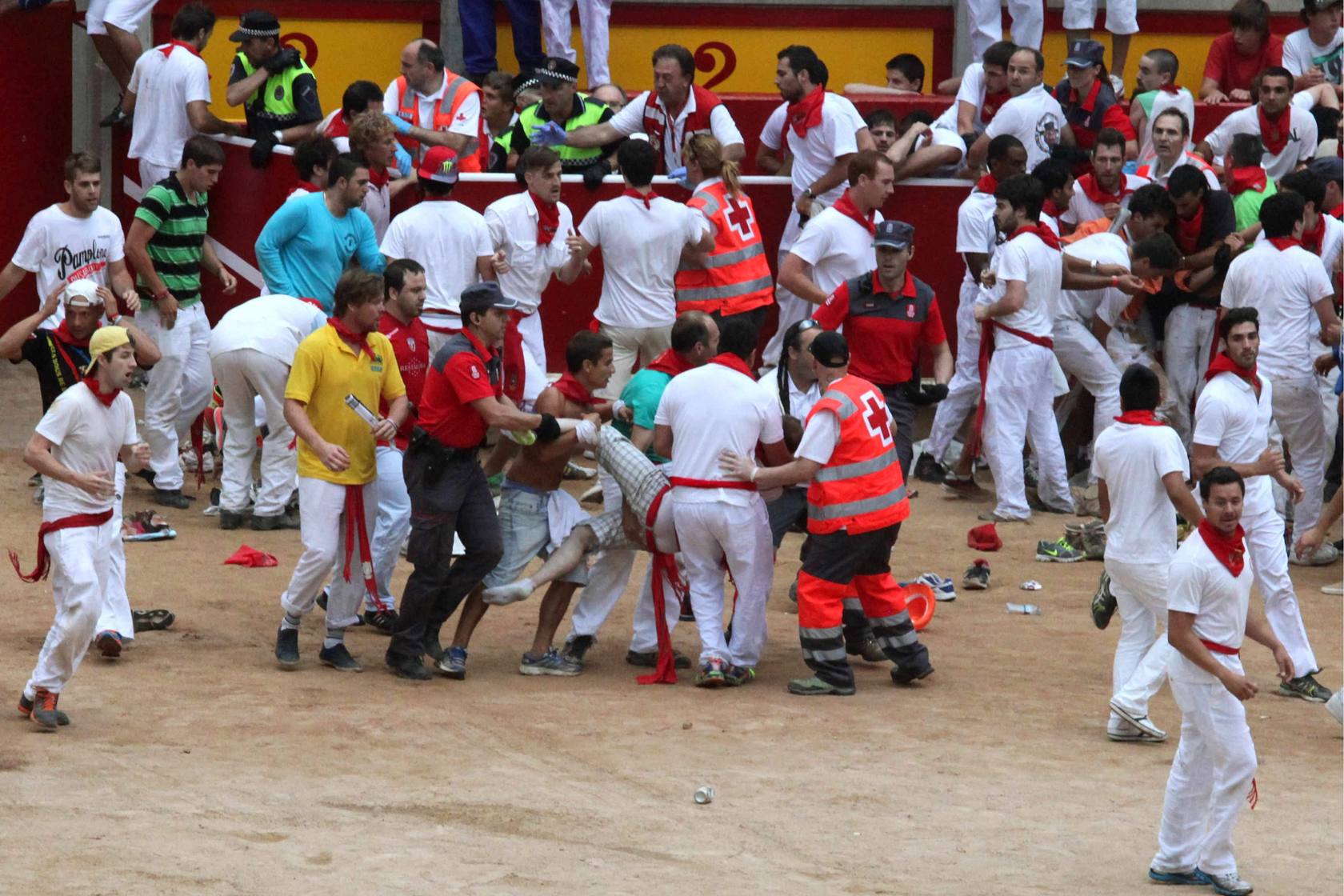 
Dramático séptimo encierro
