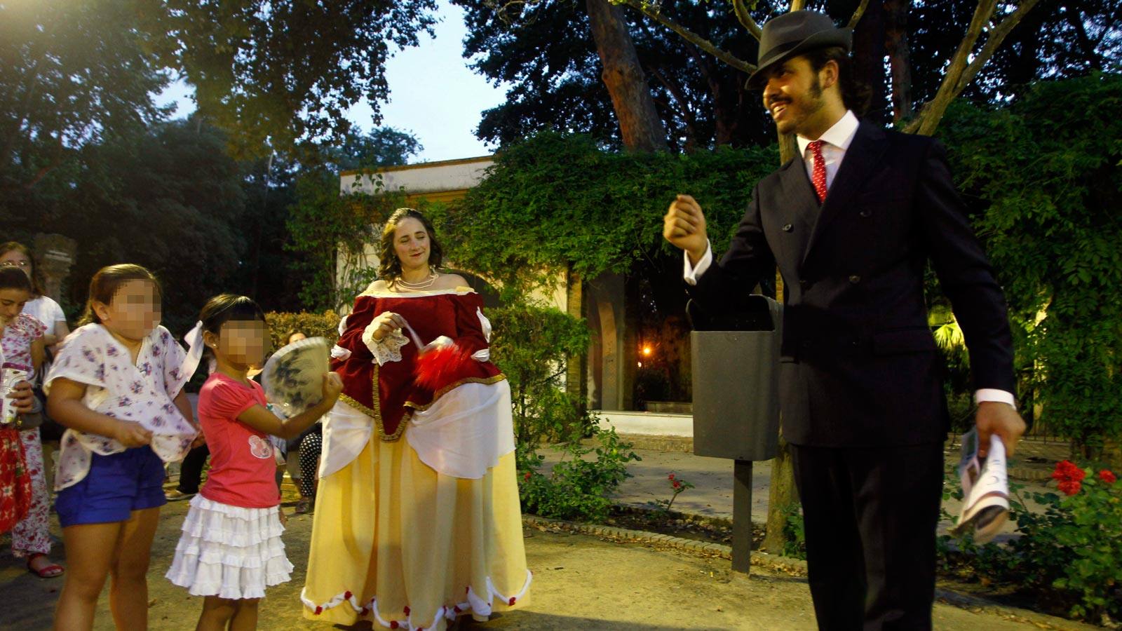 Recorrido de escenificación por el parque